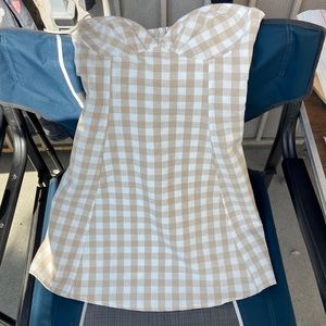 Zara plaid dress